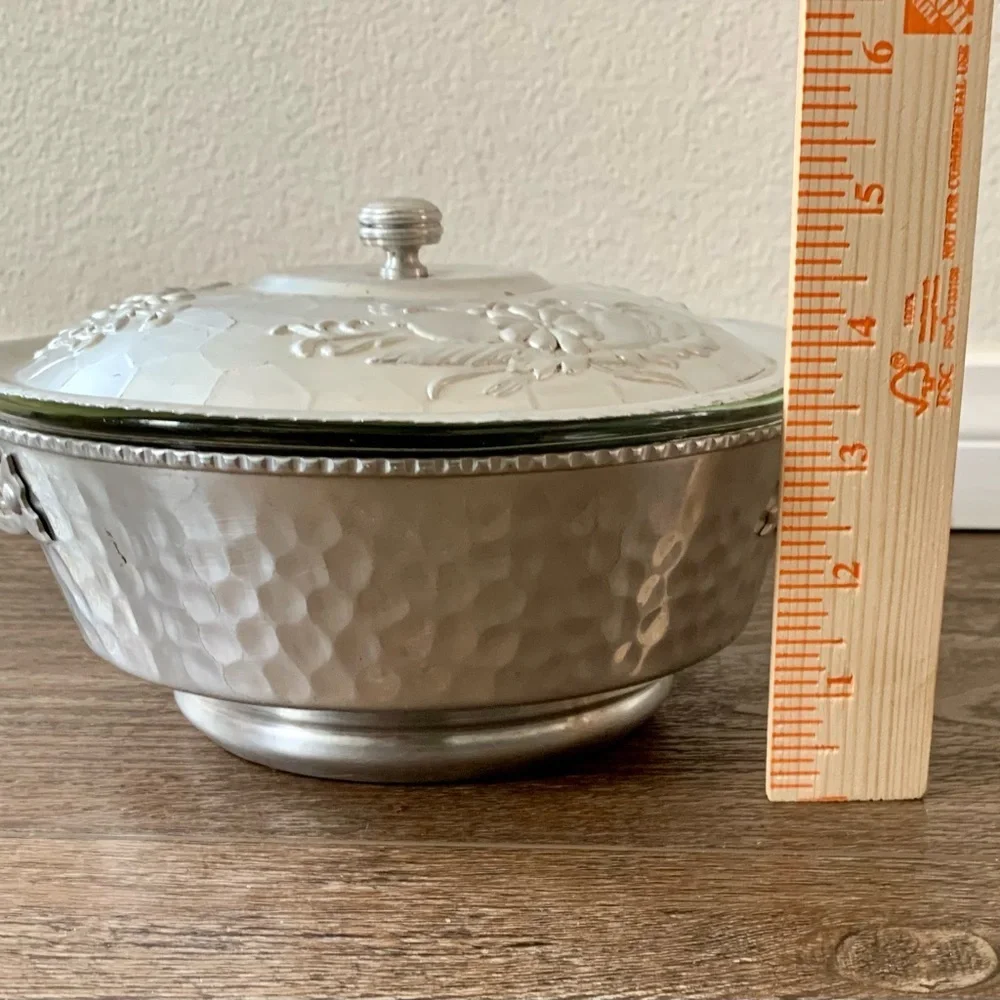 Vintage Aluminum Bowl Dish Nasco Italy